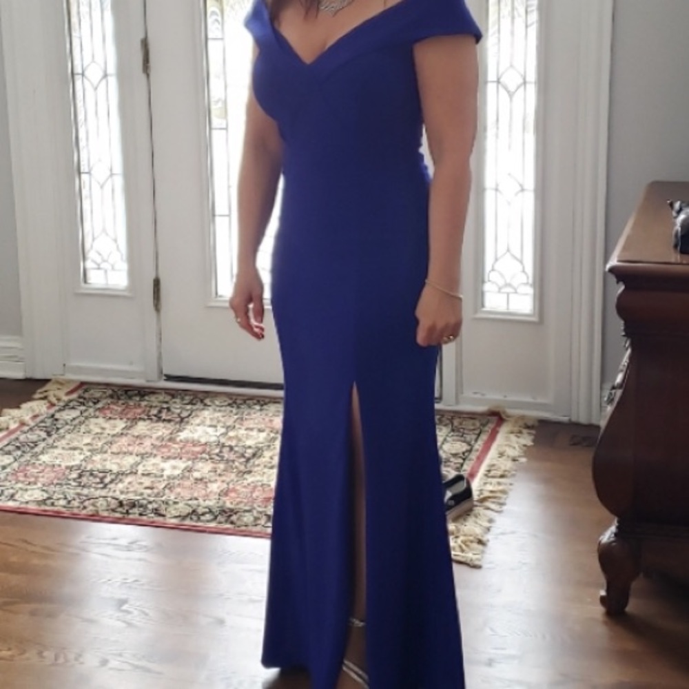 Royal blue dress